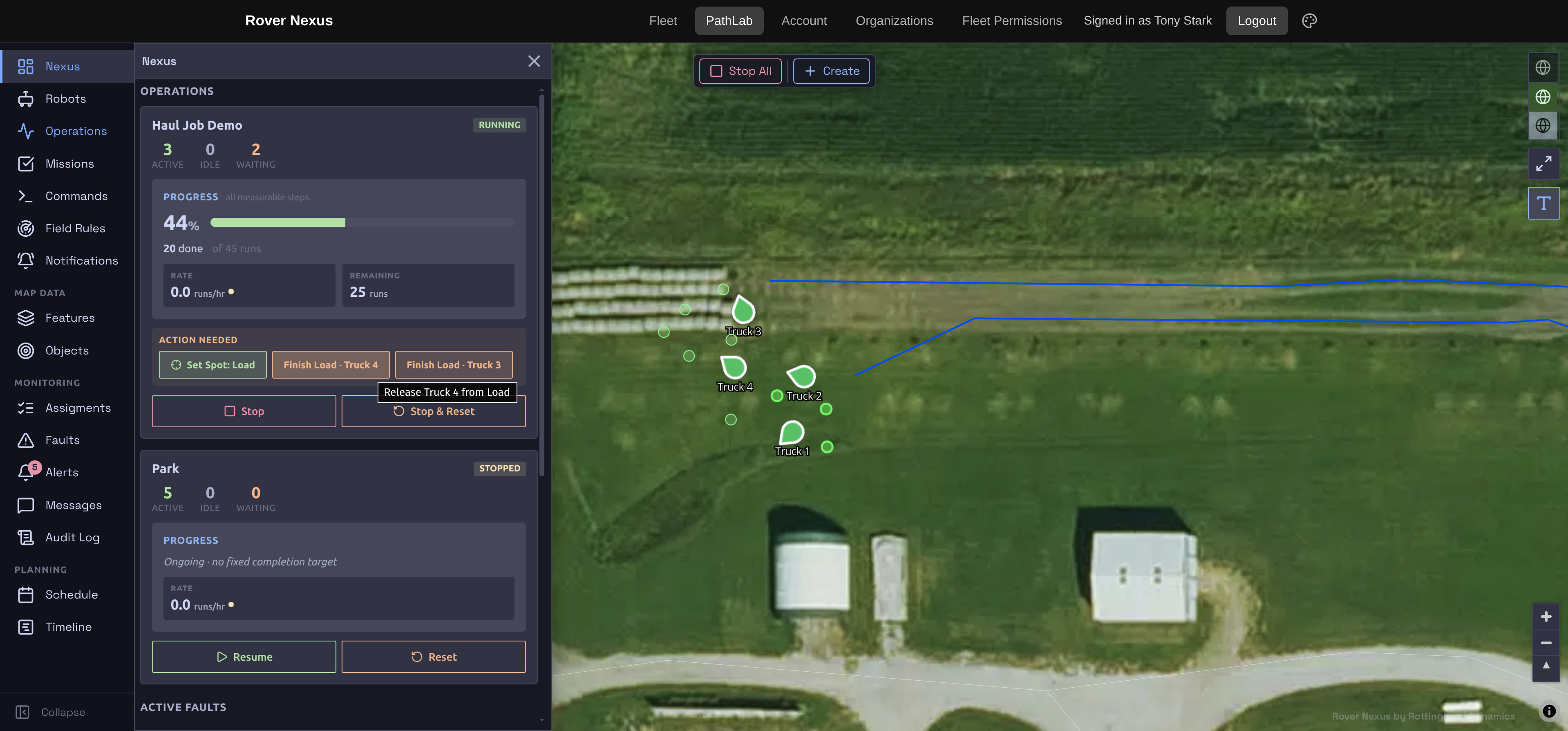 Rover Nexus path planning