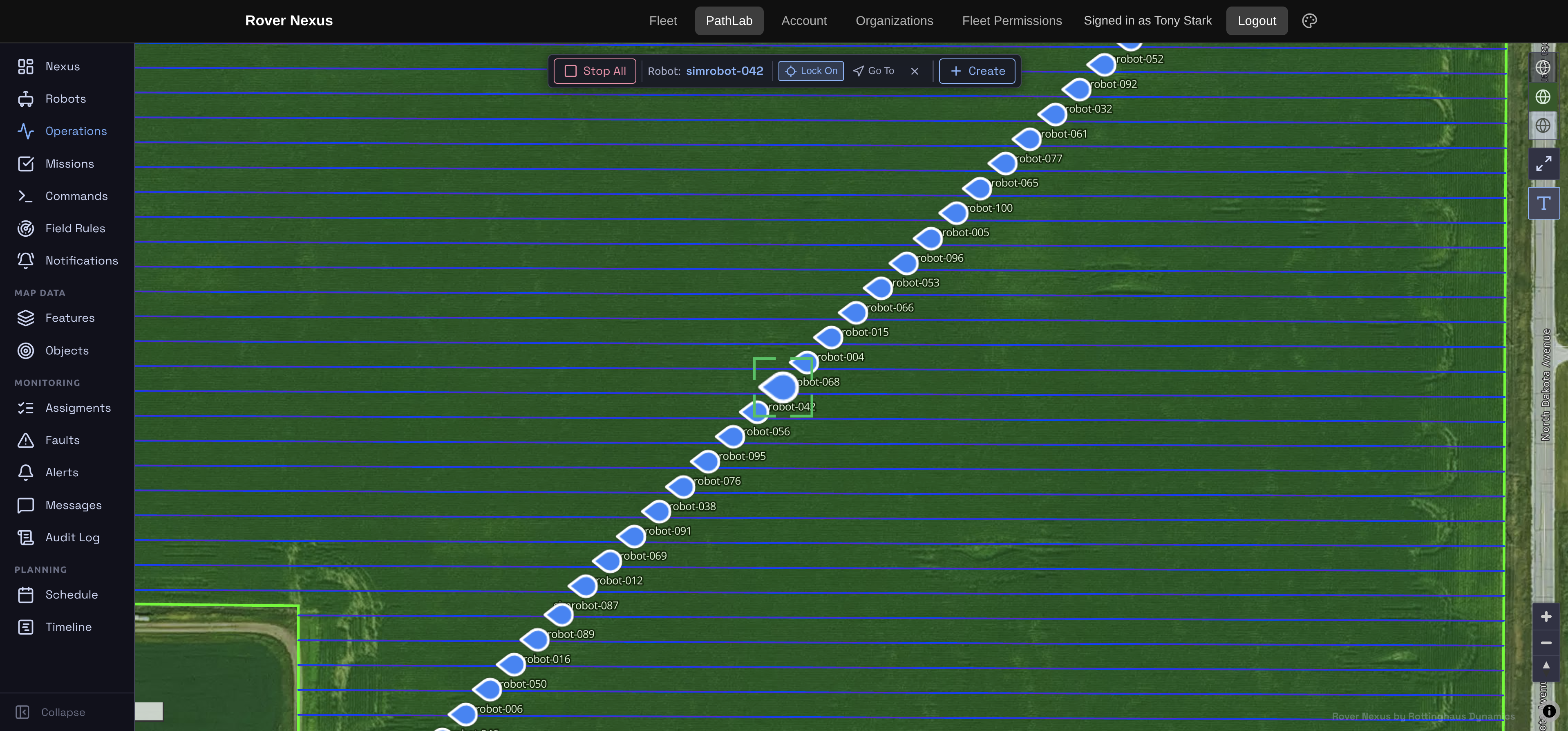 Rover Nexus path planning